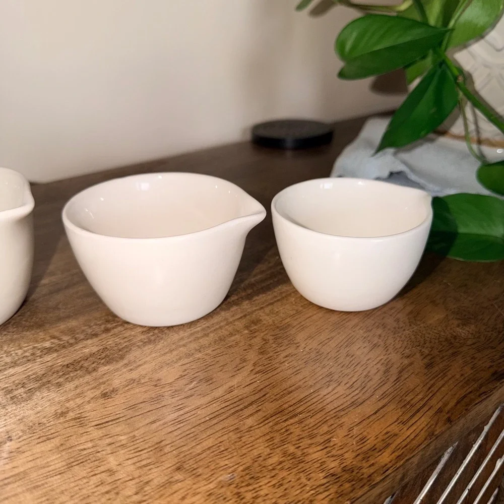 Ashland Pumpkin Measuring Cups Set Ceramic Nesting Cups Kitchen‎ Decor Farmhouse